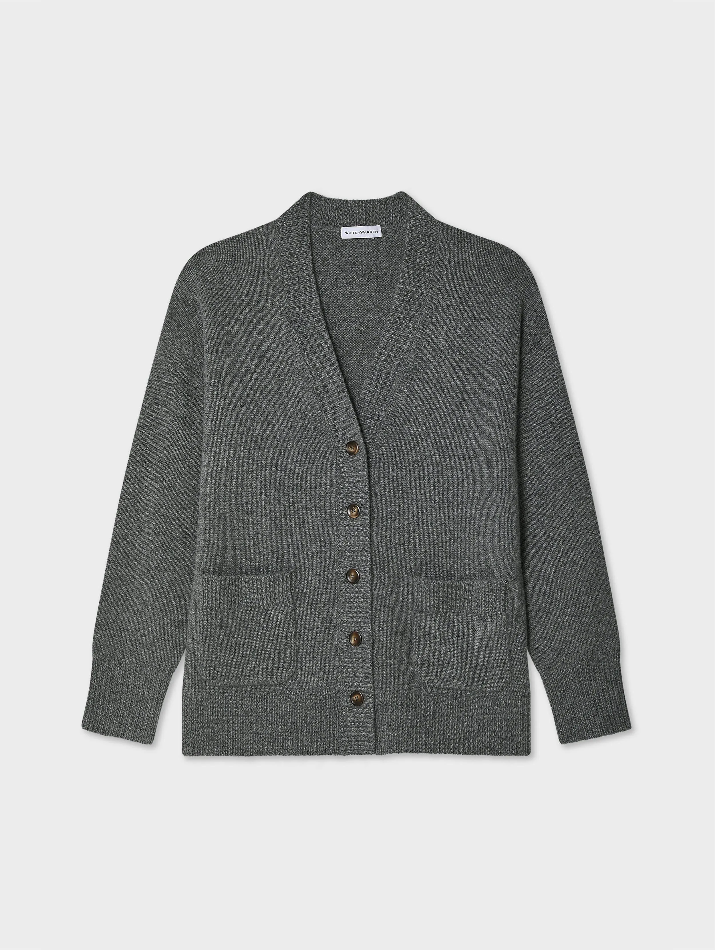 Cashmere Luxe Pocket Cardigan sold by White + Warren product image thumbnail 2