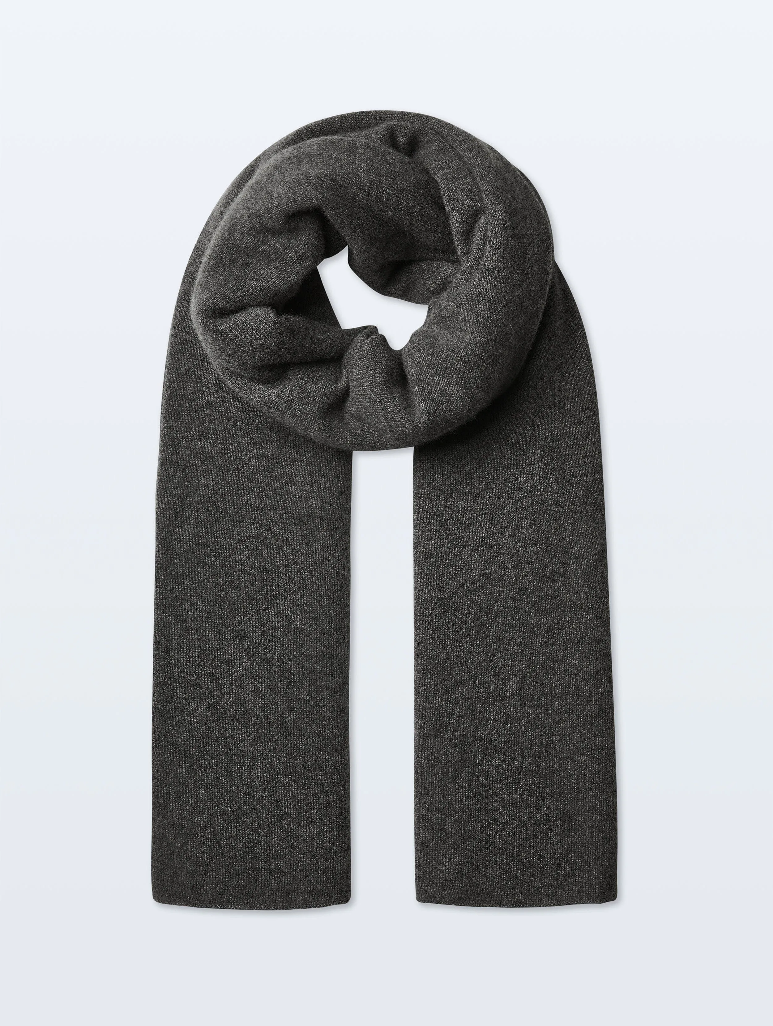 Cashmere Travel Wrap | Dark Slate Heather sold by White + Warren product image thumbnail 2