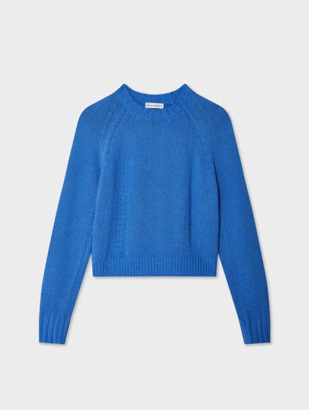 Cotton Linen Sweatshirt sold by White + Warren