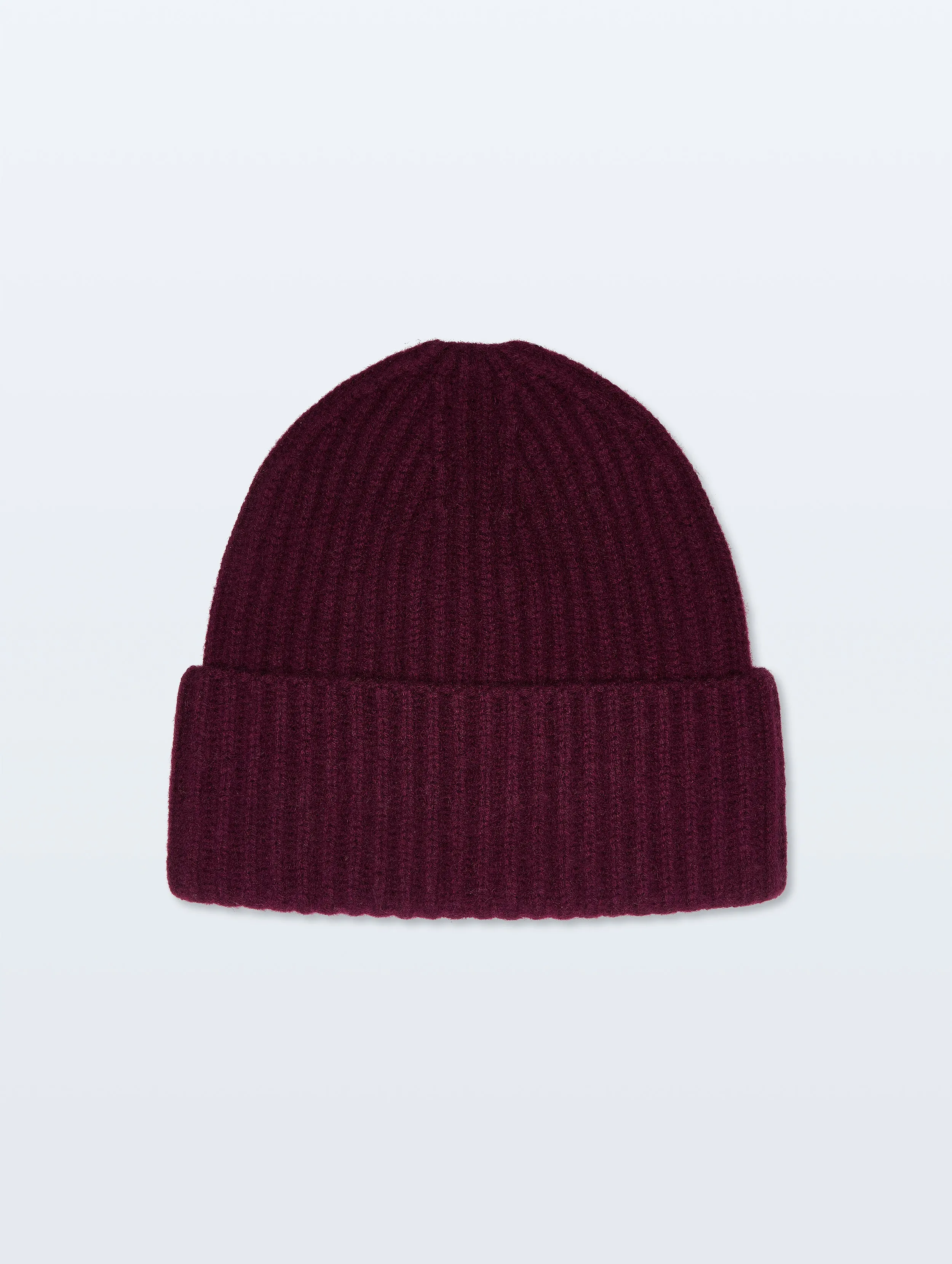 Cashmere Luxe Ribbed Beanie | Sangria sold by White + Warren product image thumbnail 2