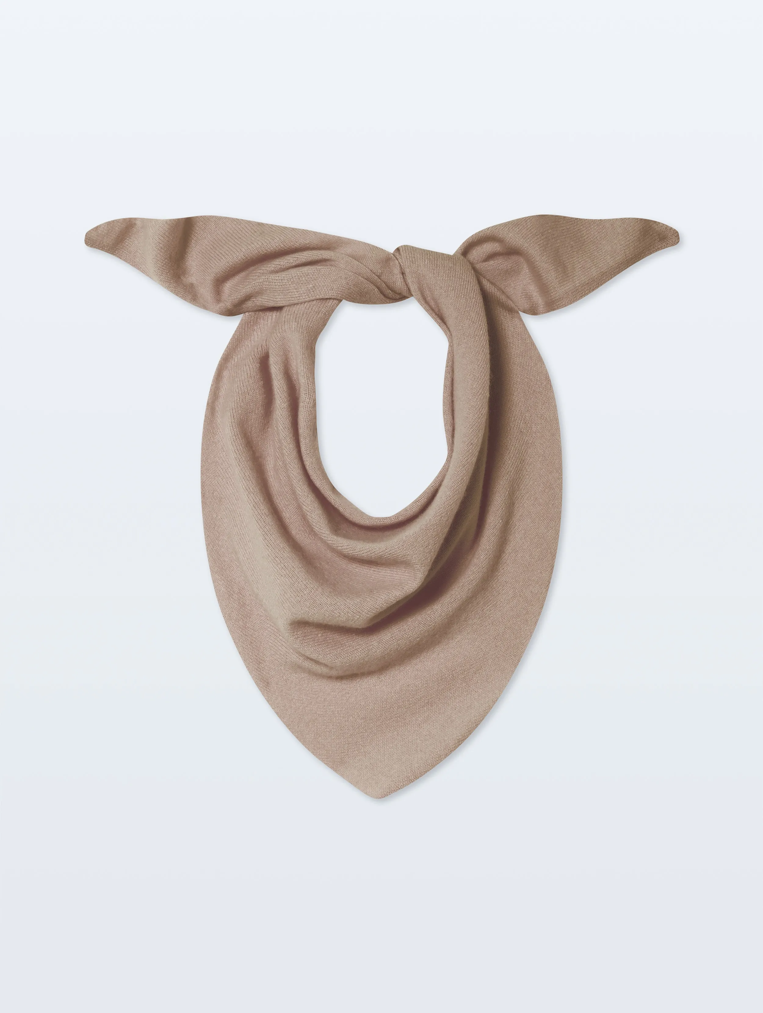 Cashmere Neckerchief | Muted Camel sold by White + Warren product image thumbnail 2