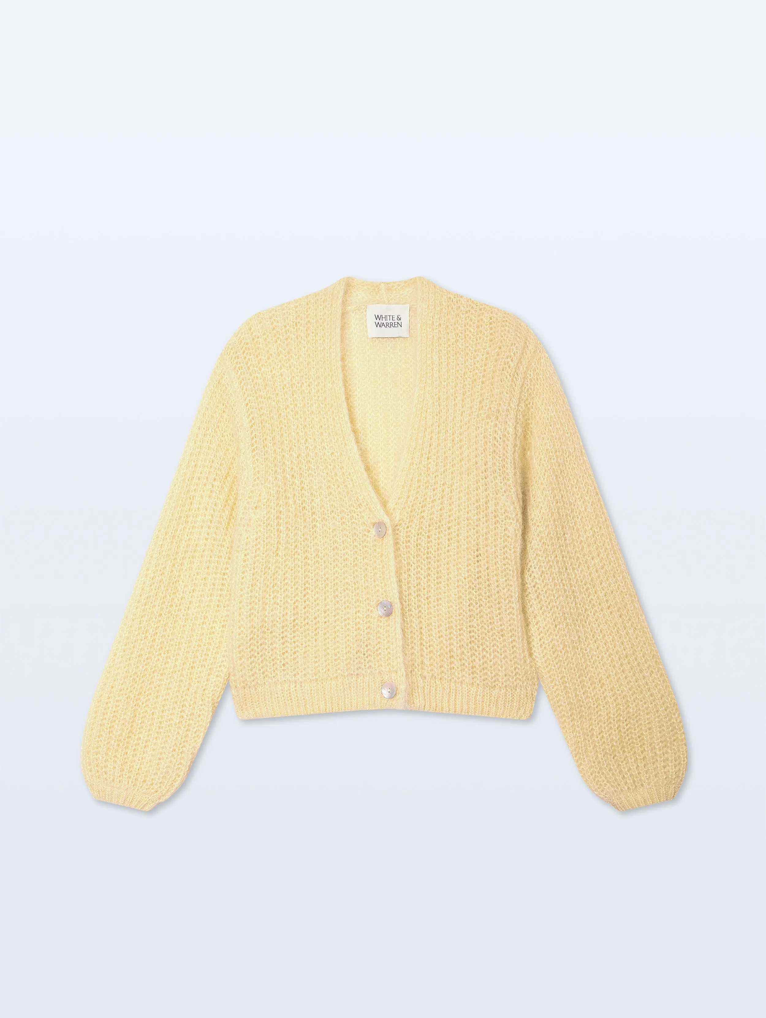 Mohair Luxe Open Cardigan | Lemonade sold by White + Warren product image thumbnail 4