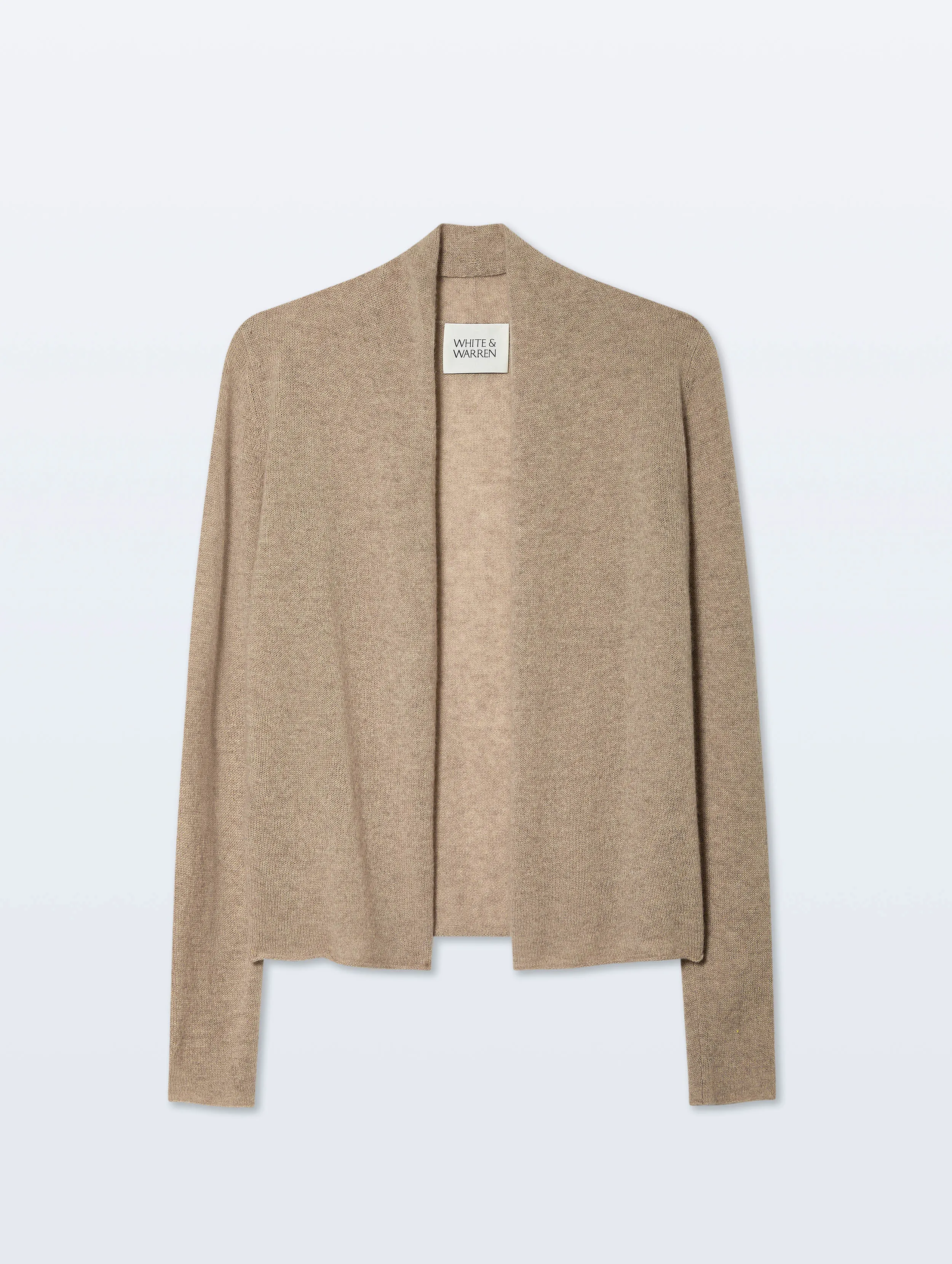 Cashmere Mini Trapeze | Taupe Heather sold by White + Warren product image thumbnail 4