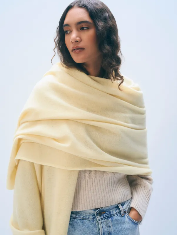 Cashmere Travel Wrap | Lemonade made by White + Warren