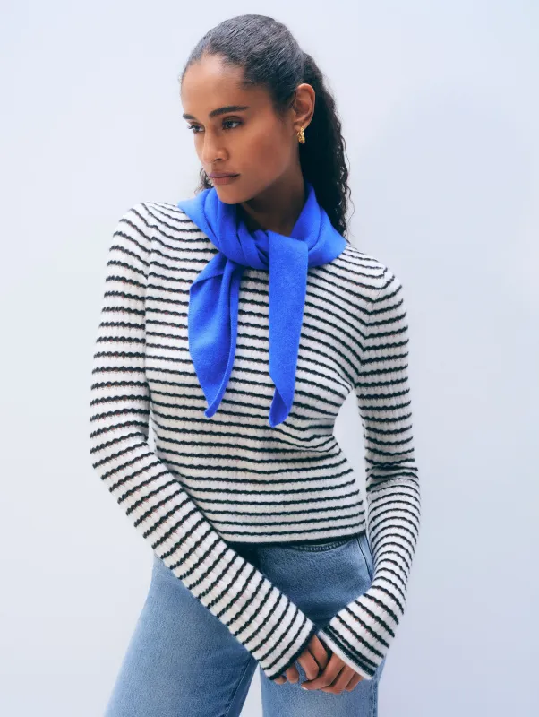 Cashmere Neckerchief | Cobalt Blue made by White + Warren