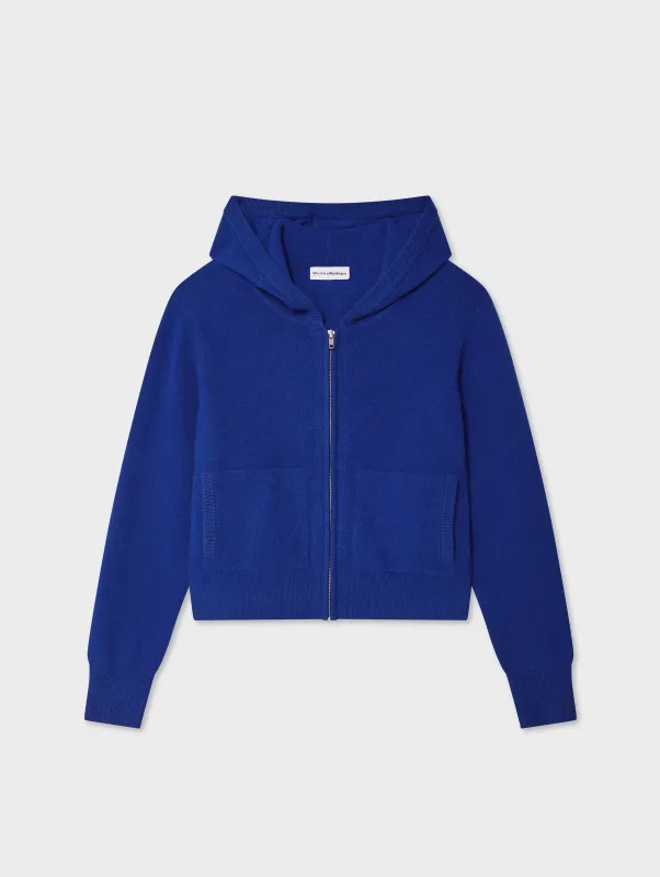 Cashmere Luxe Zip Hoodie sold by White + Warren