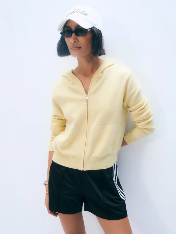 Cashmere Varsity Hoodie | Lemonade made by White + Warren