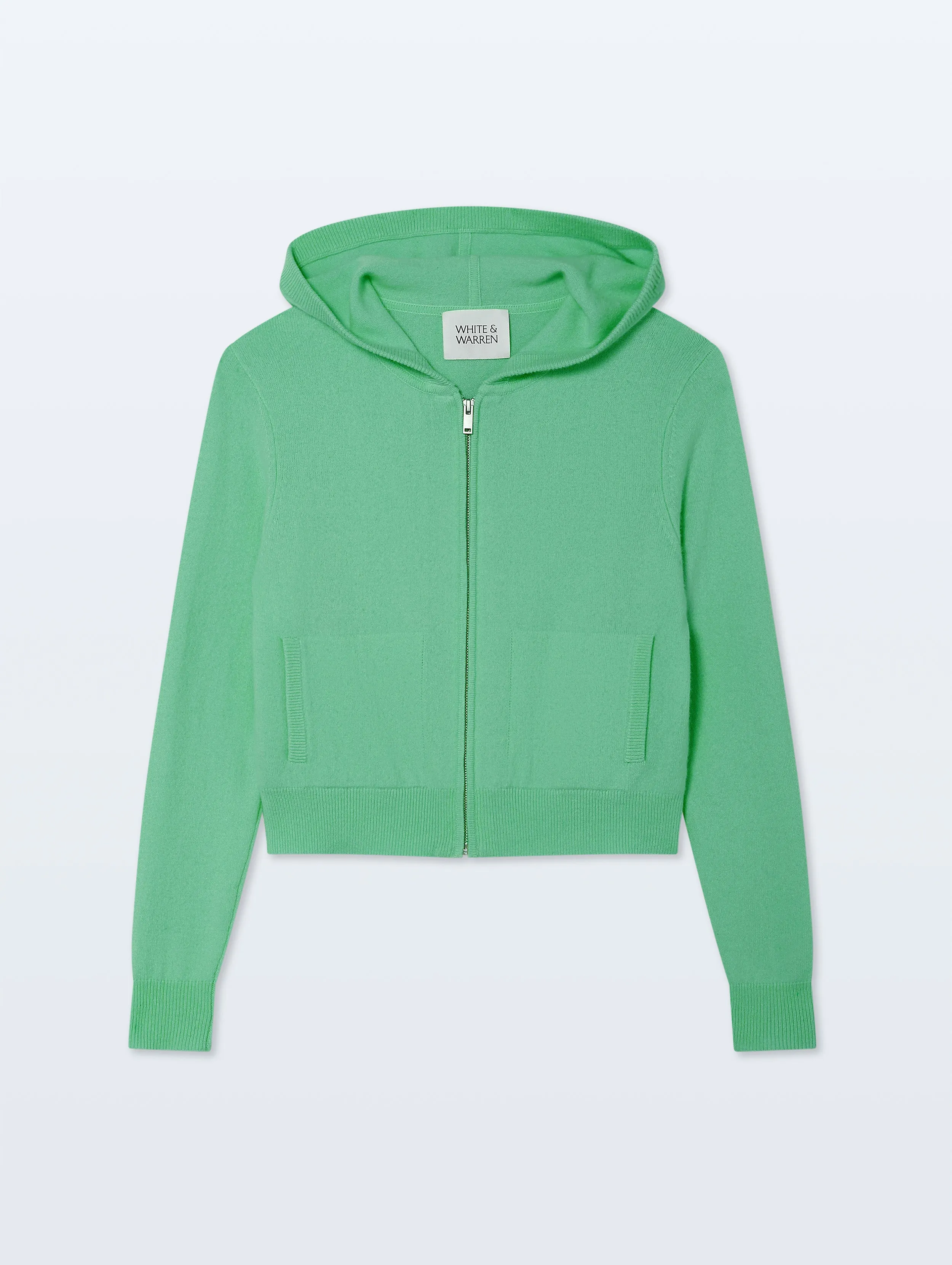 Cashmere Varsity Hoodie | Retro Green sold by White + Warren product image thumbnail 4
