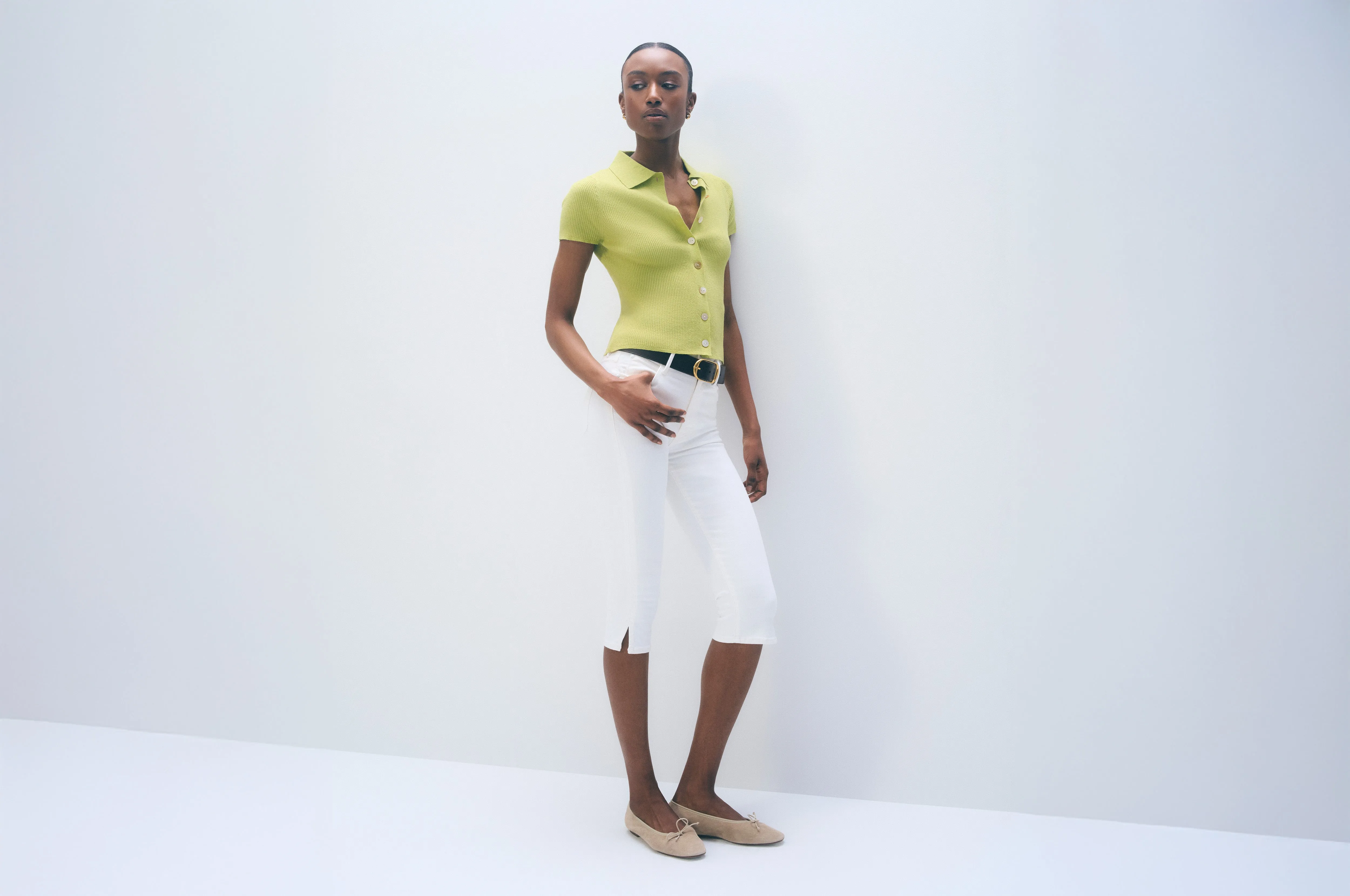 Linen Blend Top | Linden Green sold by White + Warren product image thumbnail 5