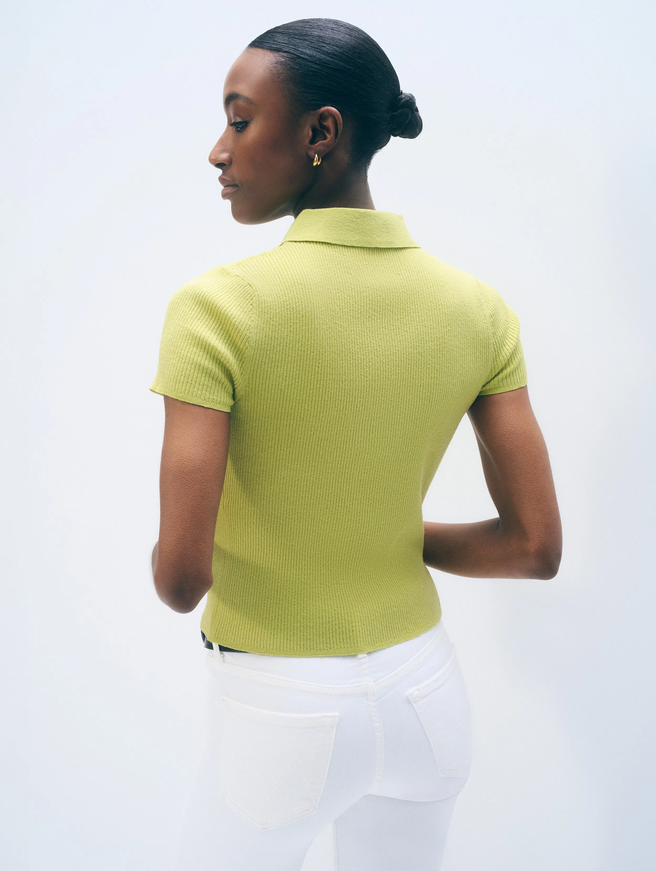Linen Blend Top | Linden Green sold by White + Warren product image thumbnail 3