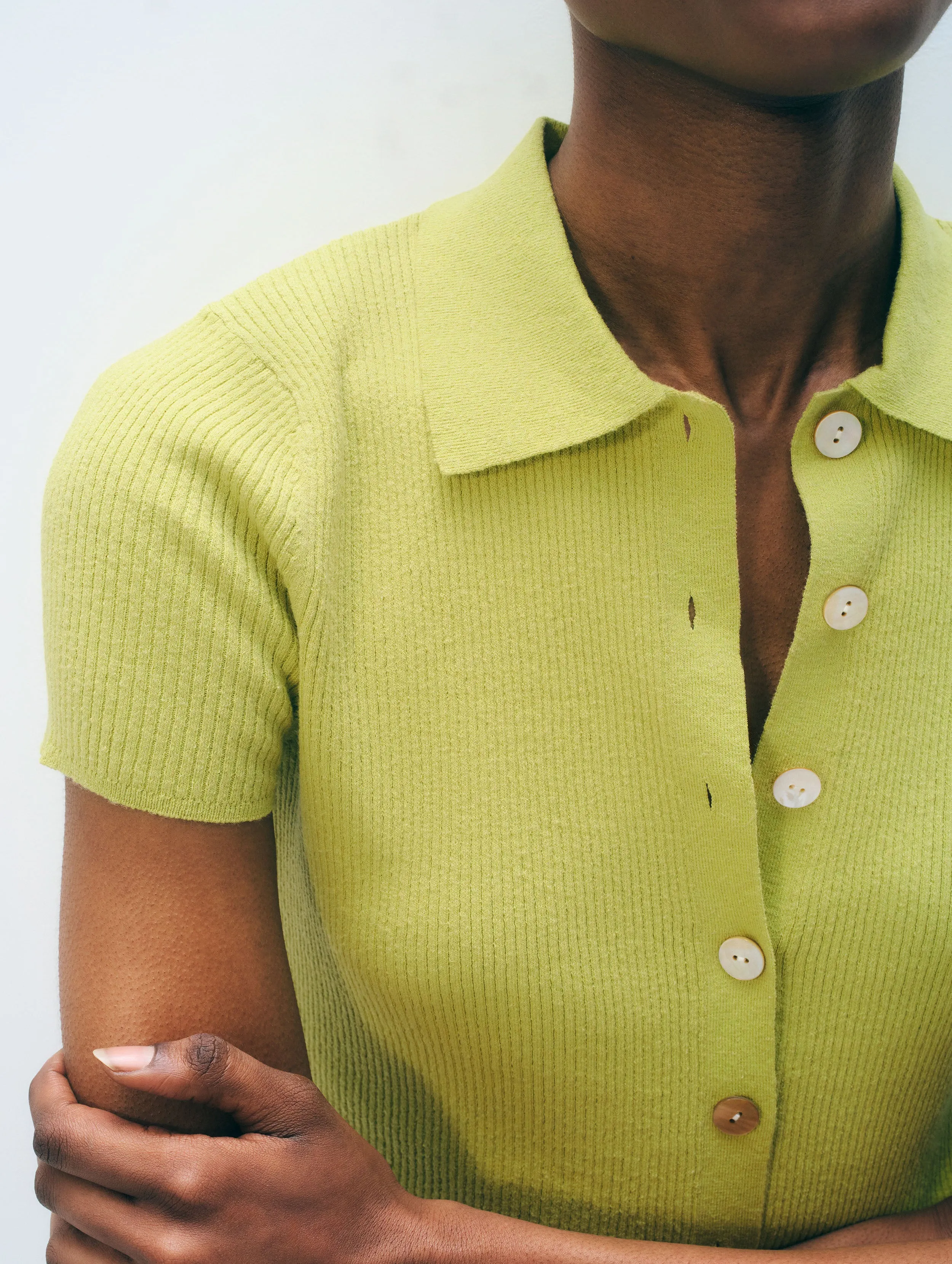Linen Blend Top | Linden Green sold by White + Warren product image thumbnail 2