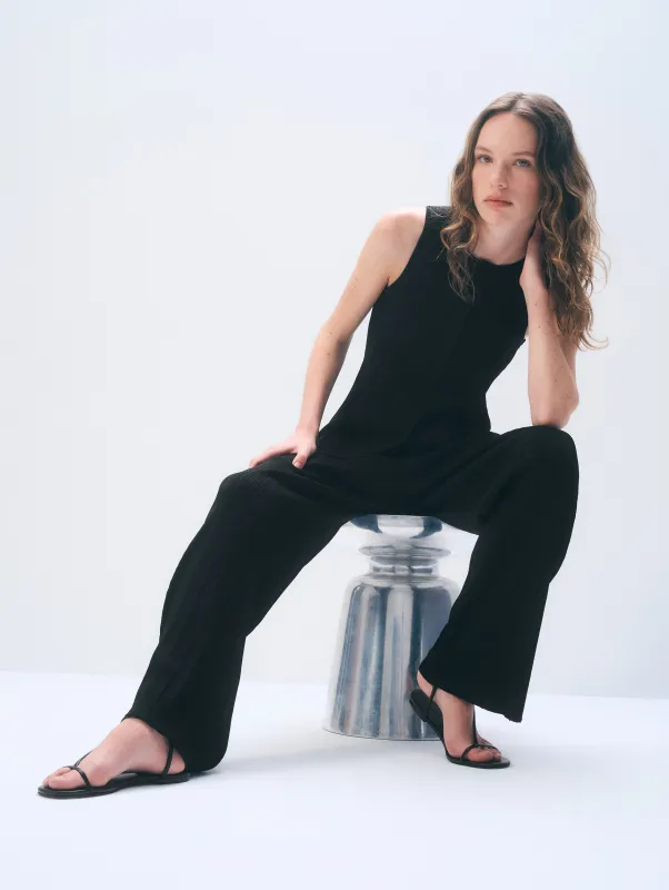 Superfine Viscose Palazzo Pants made by White + Warren