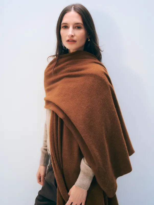 Cashmere Travel Wrap | Cedarwood made by White + Warren