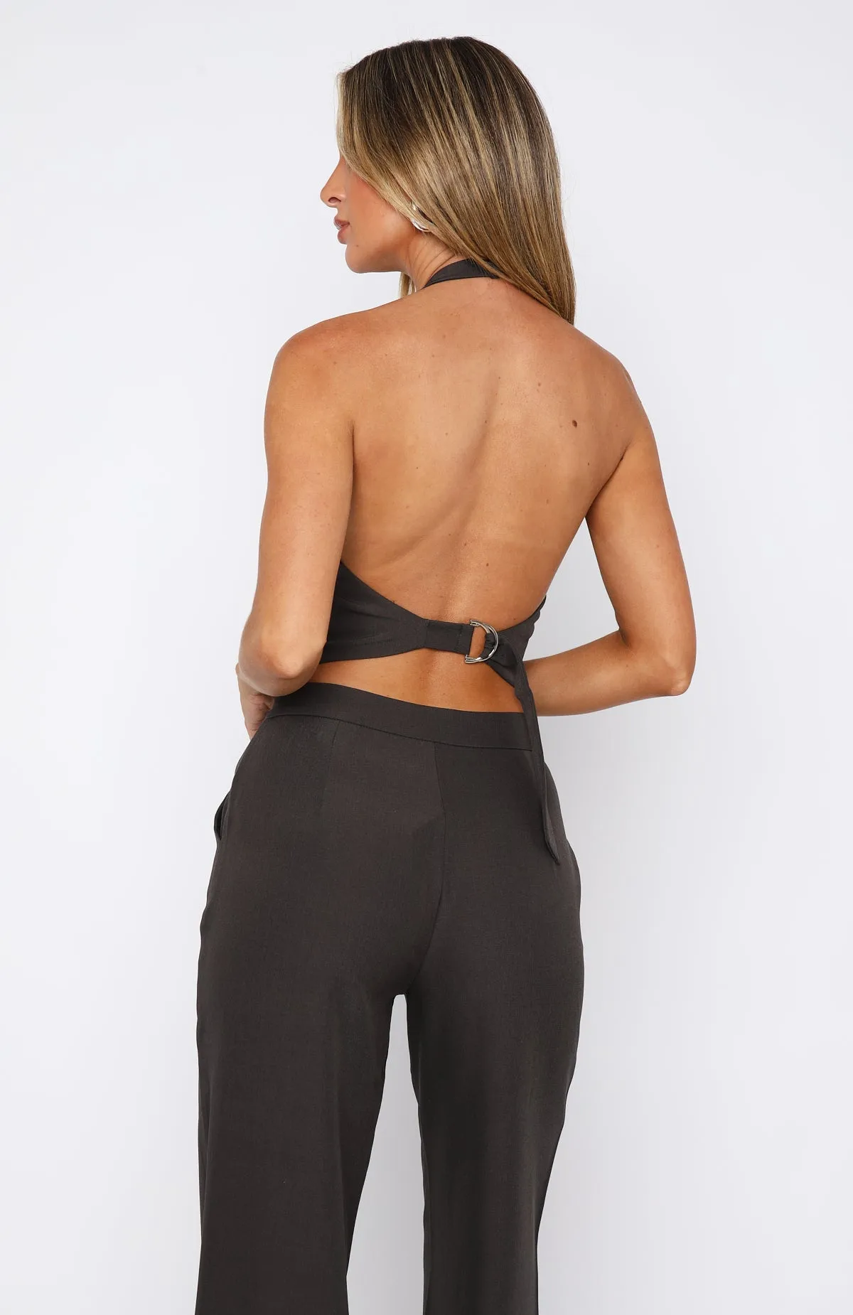 5th Avenue Vest Top Charcoal sold by White Fox Boutique product image thumbnail 4