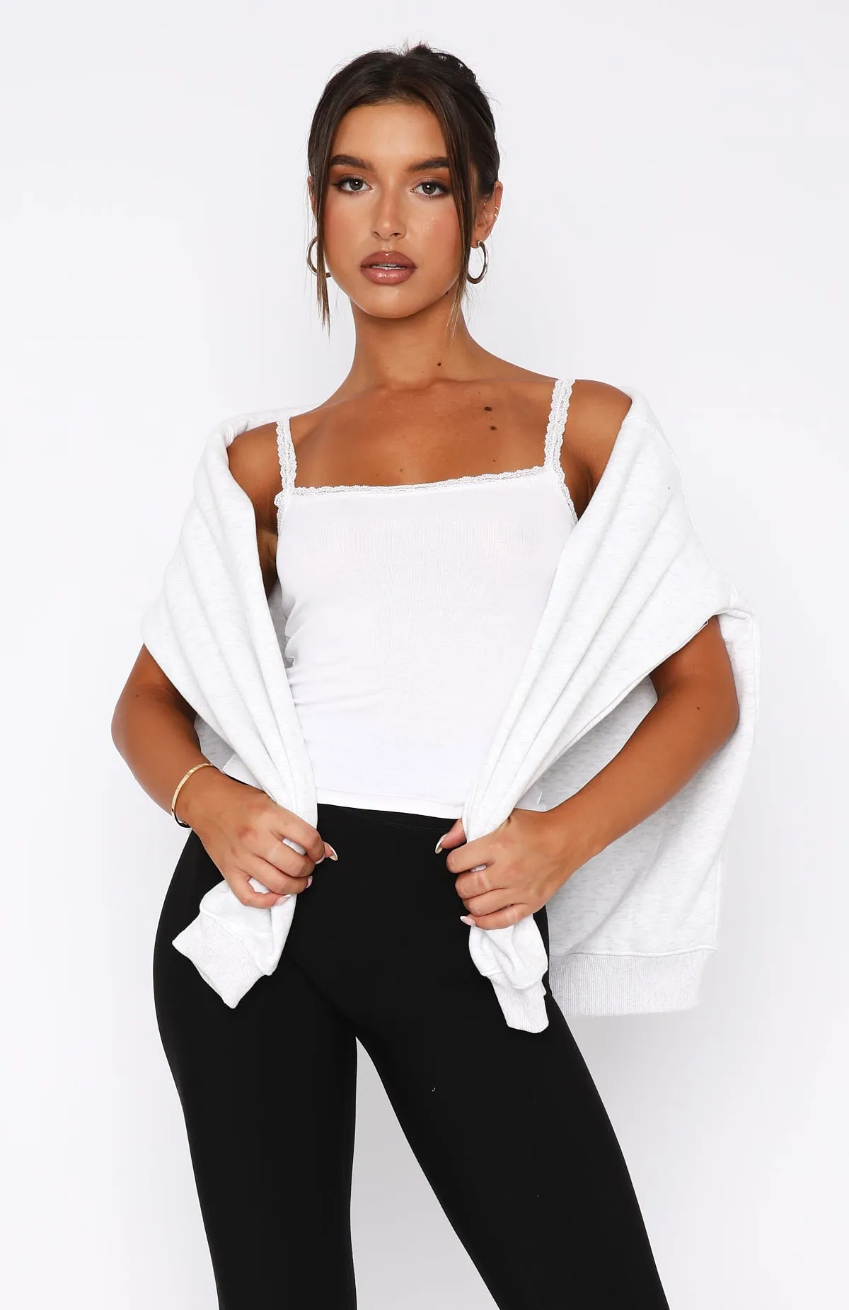 After Midnight Cami White sold by White Fox Boutique product image thumbnail 2