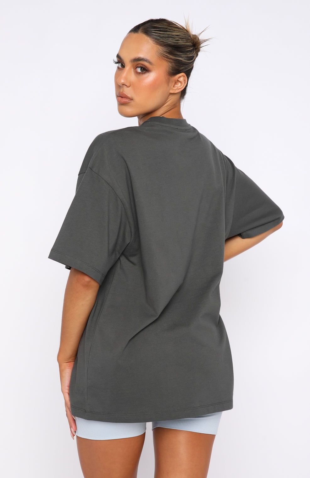 4th Edition Oversized Tee Storm sold by White Fox Boutique product image thumbnail 4