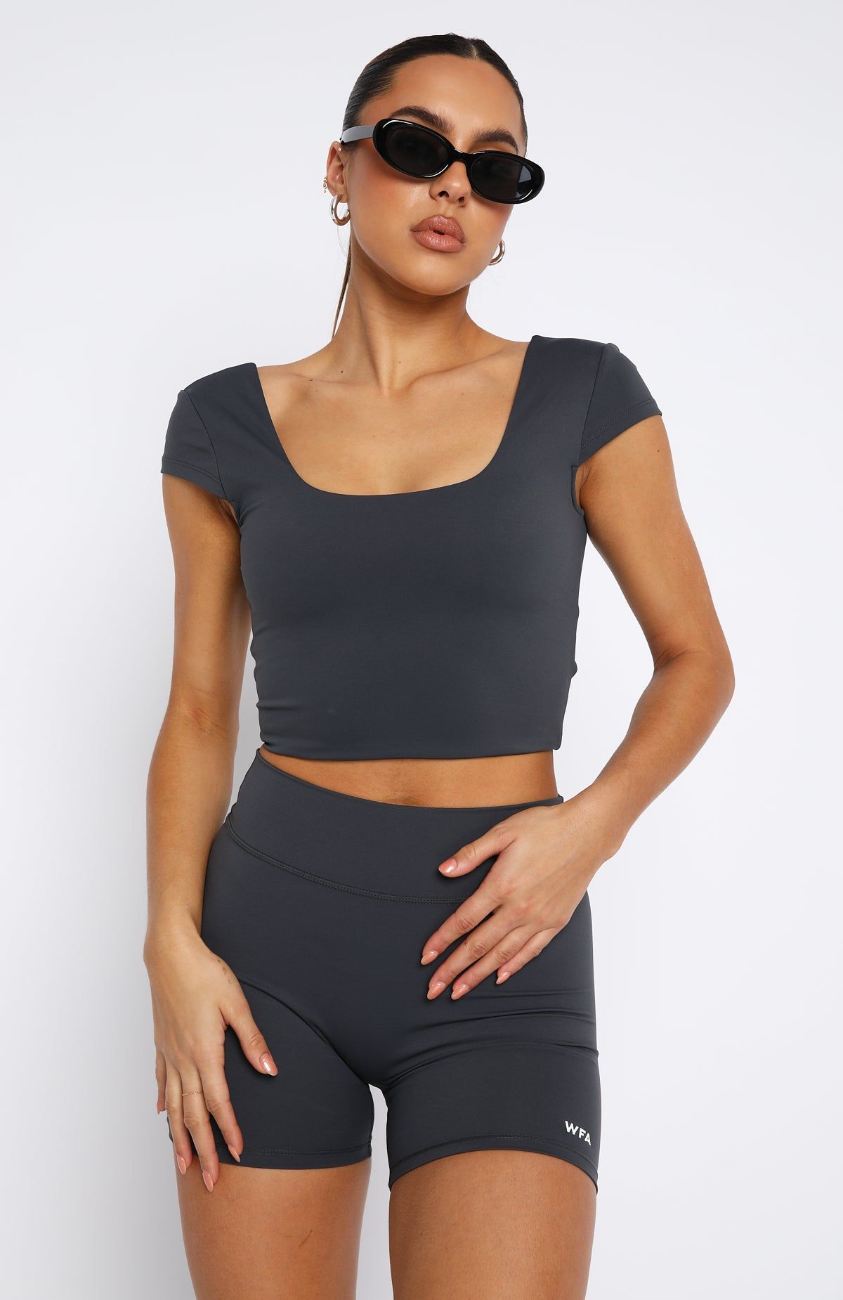 Keep Going Top Charcoal sold by White Fox Boutique product image thumbnail 2