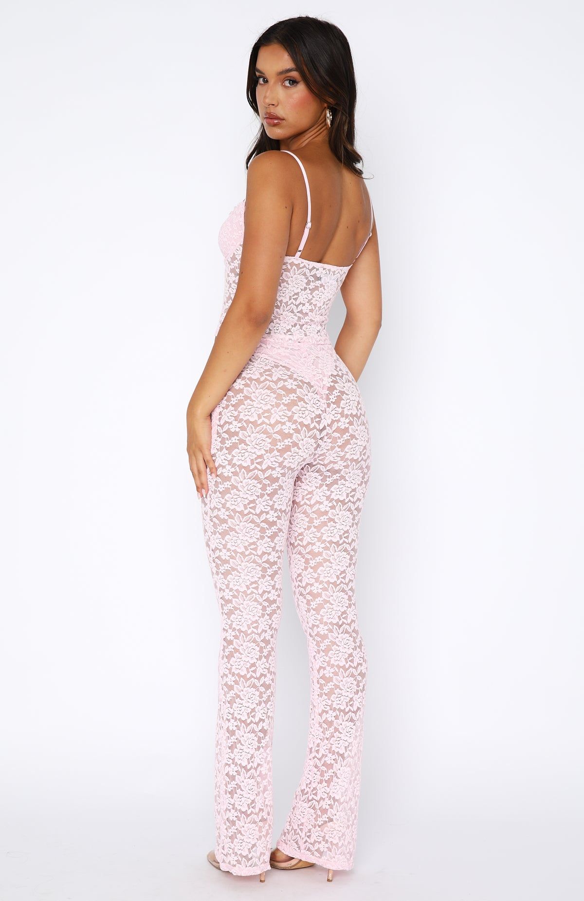 New Era Pants Baby Pink sold by White Fox Boutique product image thumbnail 4