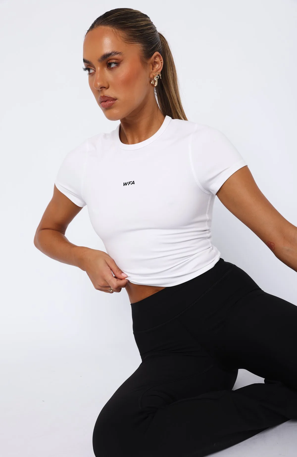 Dynamic Fusion Tee White sold by White Fox Boutique product image thumbnail 3