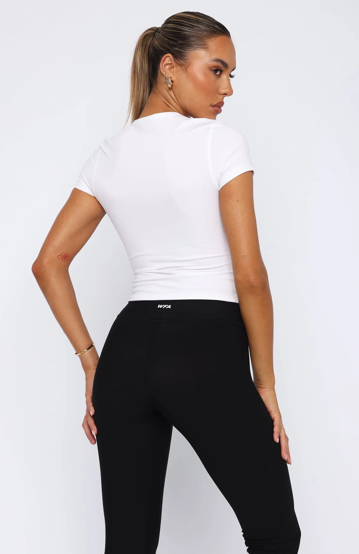 Dynamic Fusion Tee White sold by White Fox Boutique product image thumbnail 5