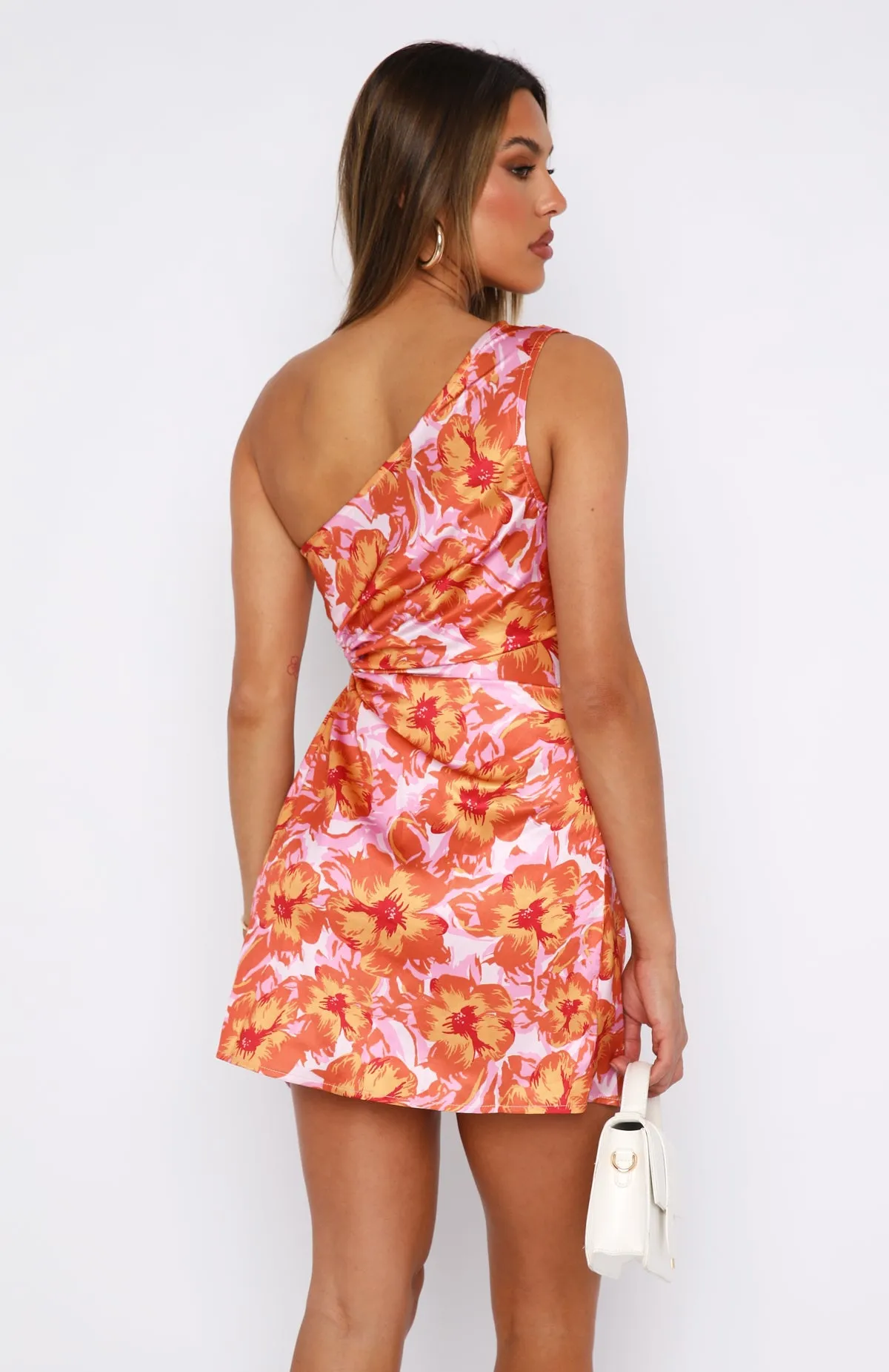 Alegra Mini Dress Hot Pink Floral sold by White Fox Boutique product image thumbnail 3
