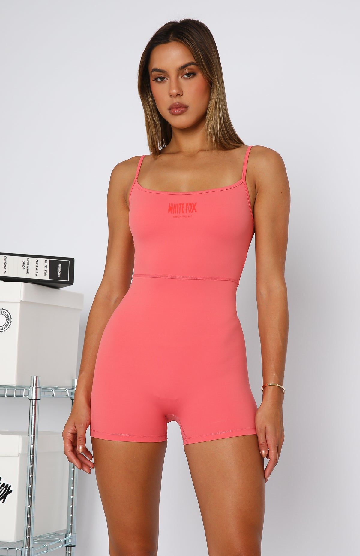 Archive 6.0 Playsuit Melon sold by White Fox Boutique product image thumbnail 3
