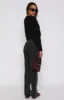 Stevie High Rise Straight Leg Jeans Washed Black sold by White Fox Boutique
