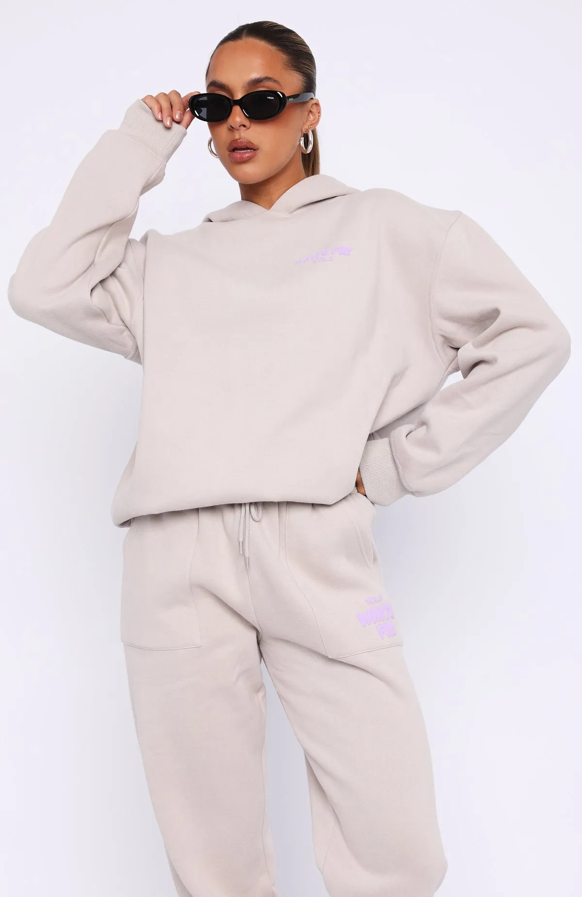 Offstage Hoodie Cloud sold by White Fox Boutique product image thumbnail 2