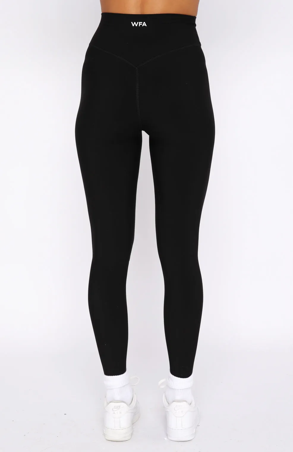 Go Getter High Waisted Leggings Black sold by White Fox Boutique product image thumbnail 4