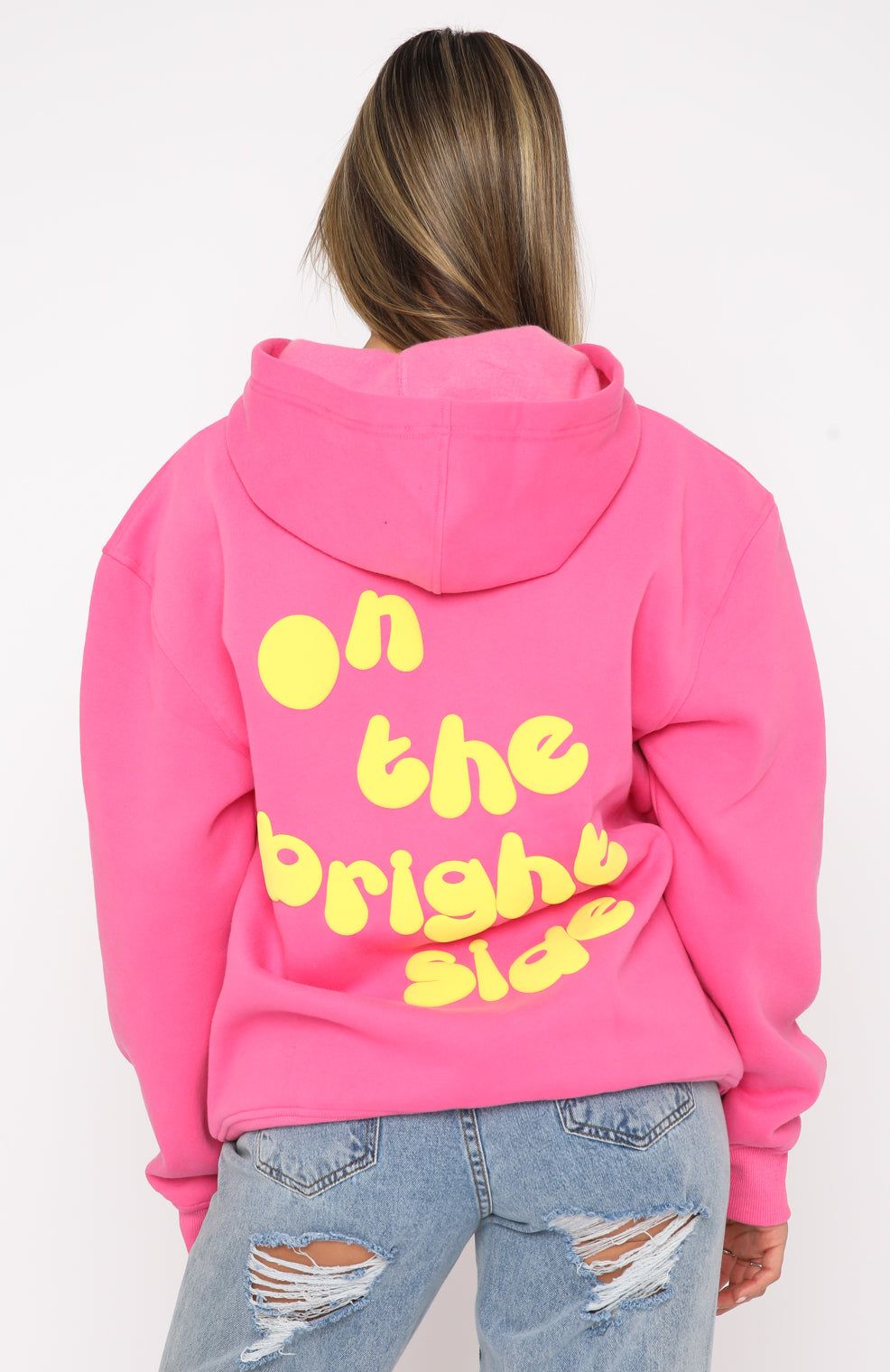 All The Feelings Hoodie Pink sold by White Fox Boutique product image thumbnail 4