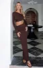 Rising Star Maxi Skirt Chocolate sold by White Fox Boutique