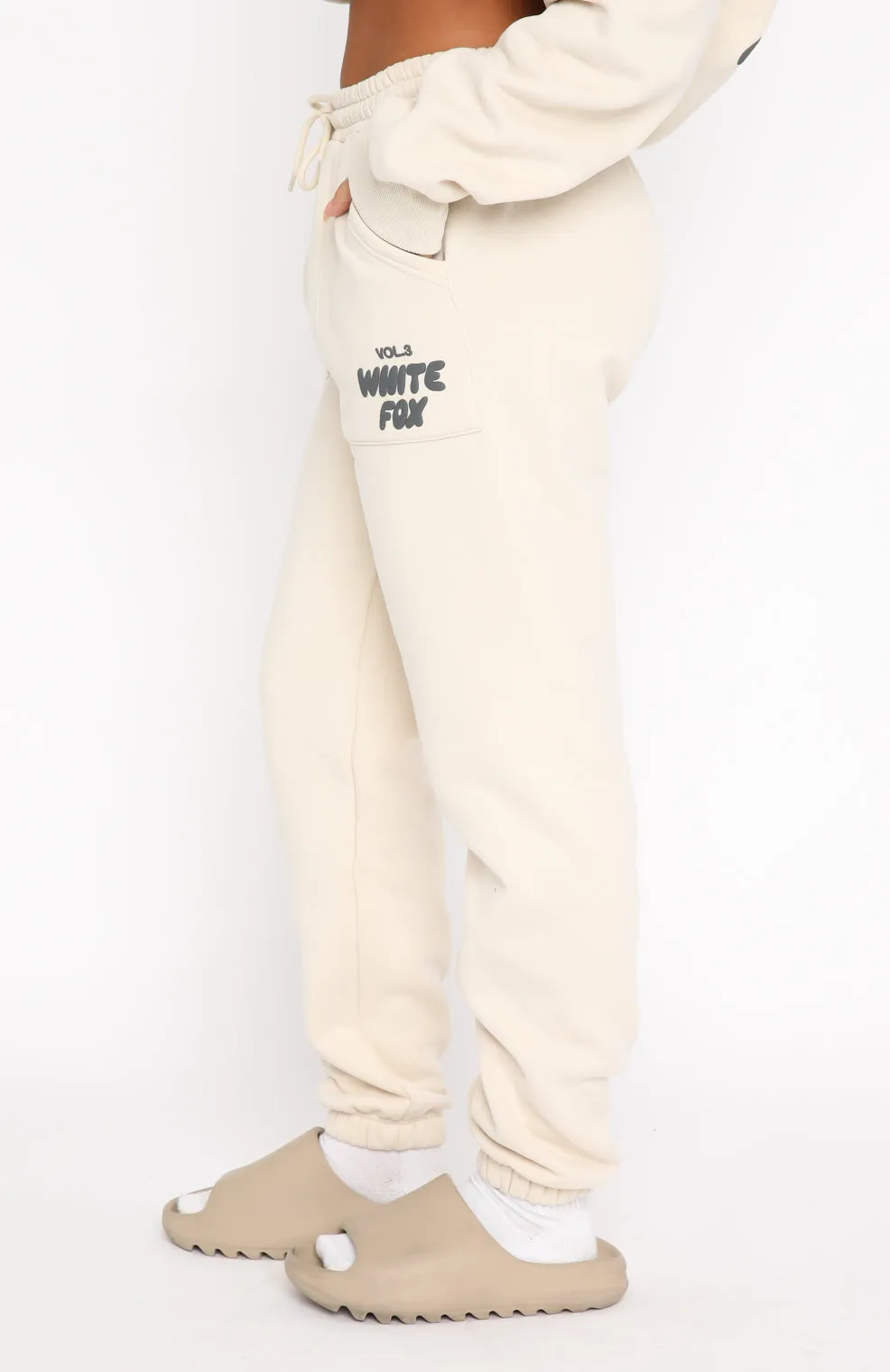 Offstage Sweatpants Pebble sold by White Fox Boutique product image thumbnail 3