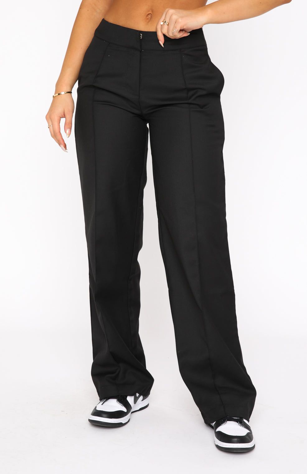 Keep It Cool Pants Black sold by White Fox Boutique product image thumbnail 2