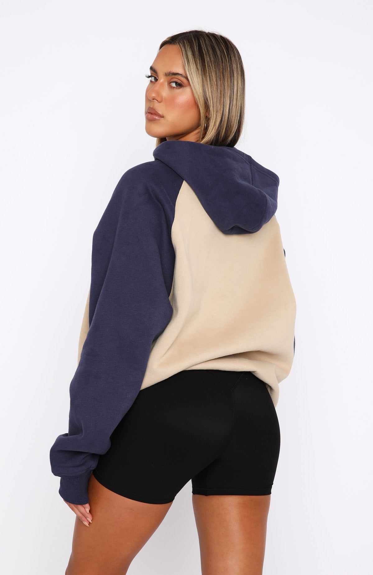 Caught Up On It Oversized Hoodie Sand sold by White Fox Boutique product image thumbnail 4