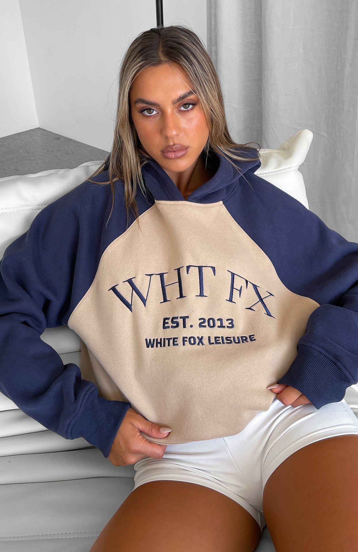 Caught Up On It Oversized Hoodie Sand sold by White Fox Boutique