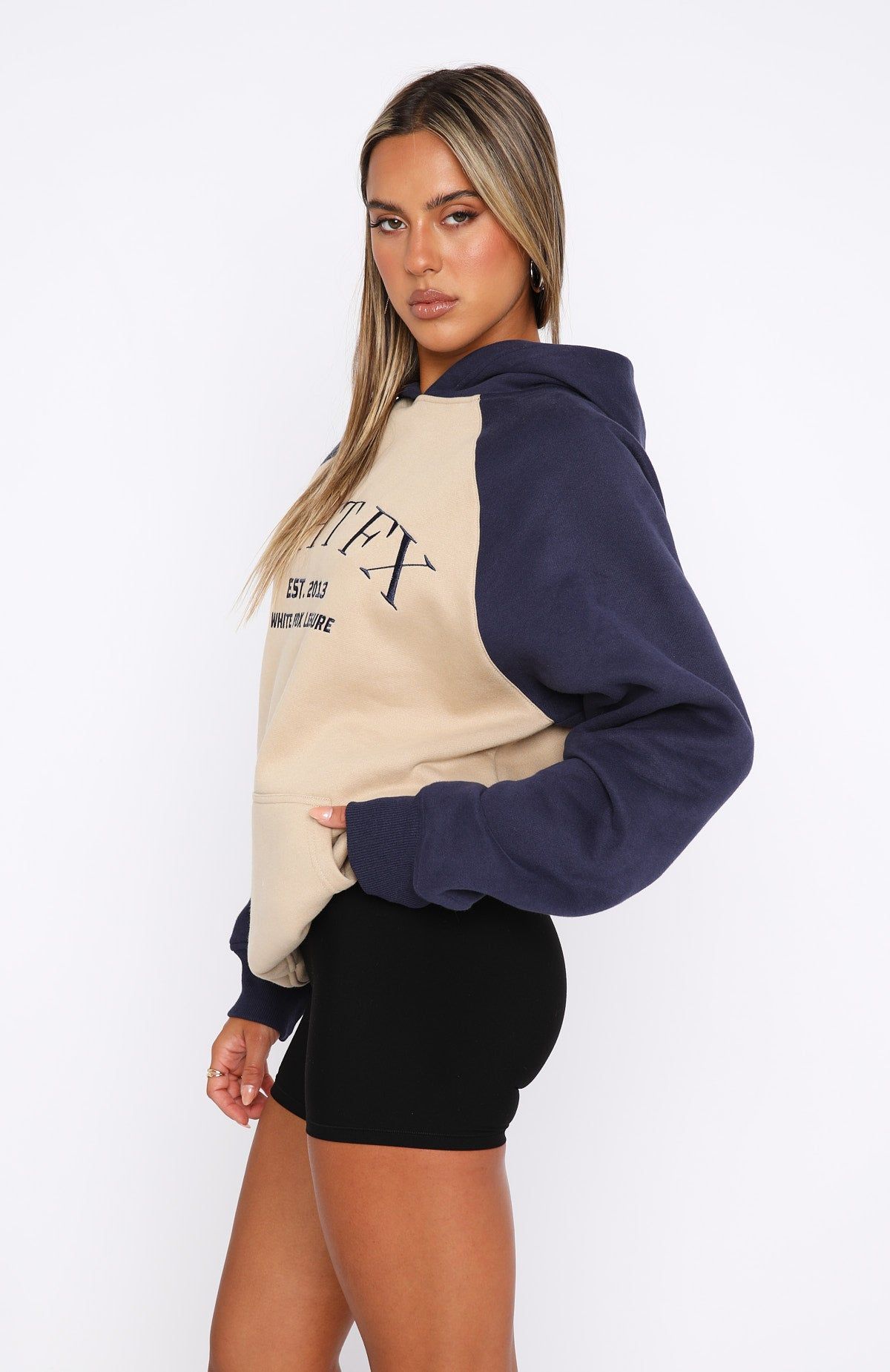 Caught Up On It Oversized Hoodie Sand sold by White Fox Boutique product image thumbnail 3