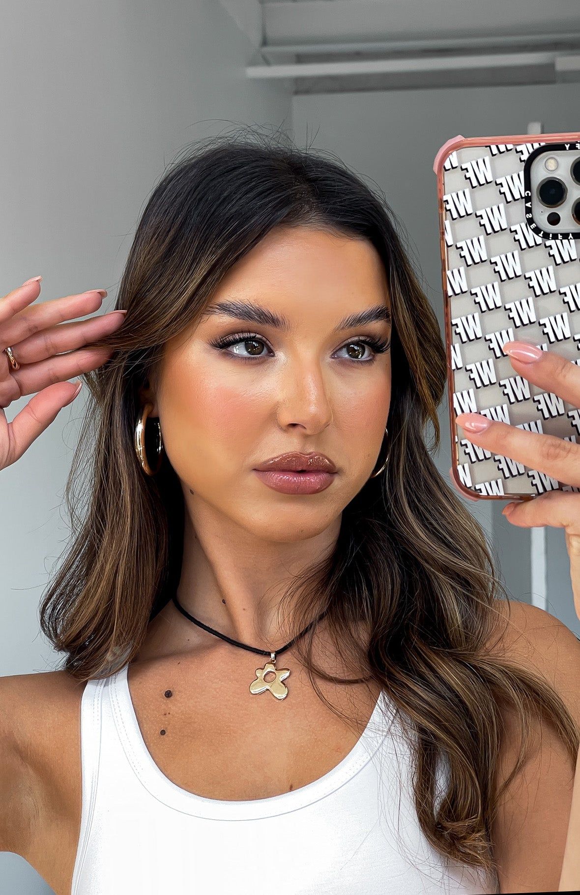 Orla Hoops Set Gold sold by White Fox Boutique product image thumbnail 4