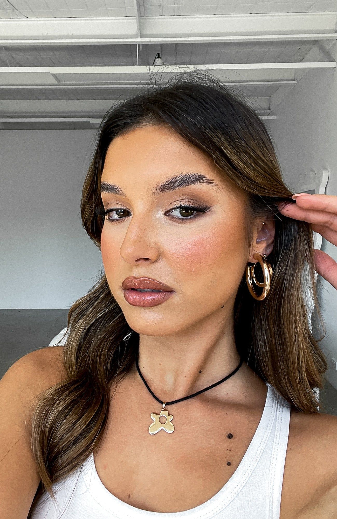 Orla Hoops Set Gold sold by White Fox Boutique product image thumbnail 3