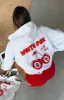 With Love In The Moment Oversized Hoodie Grey Marle sold by White Fox Boutique