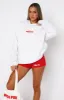 With Love In The Moment Oversized Hoodie Grey Marle sold by White Fox Boutique