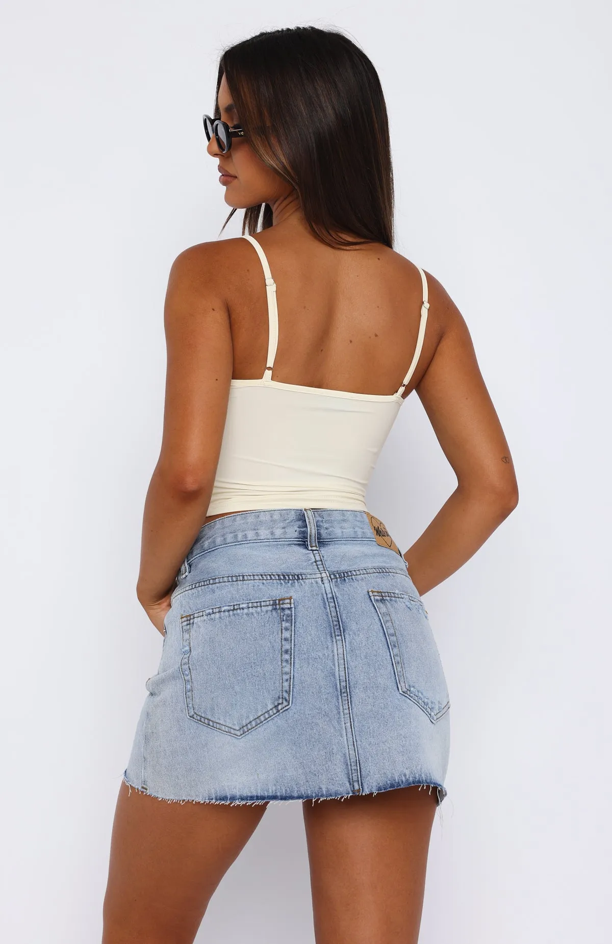 Everywhere With You Singlet Butter sold by White Fox Boutique product image thumbnail 4