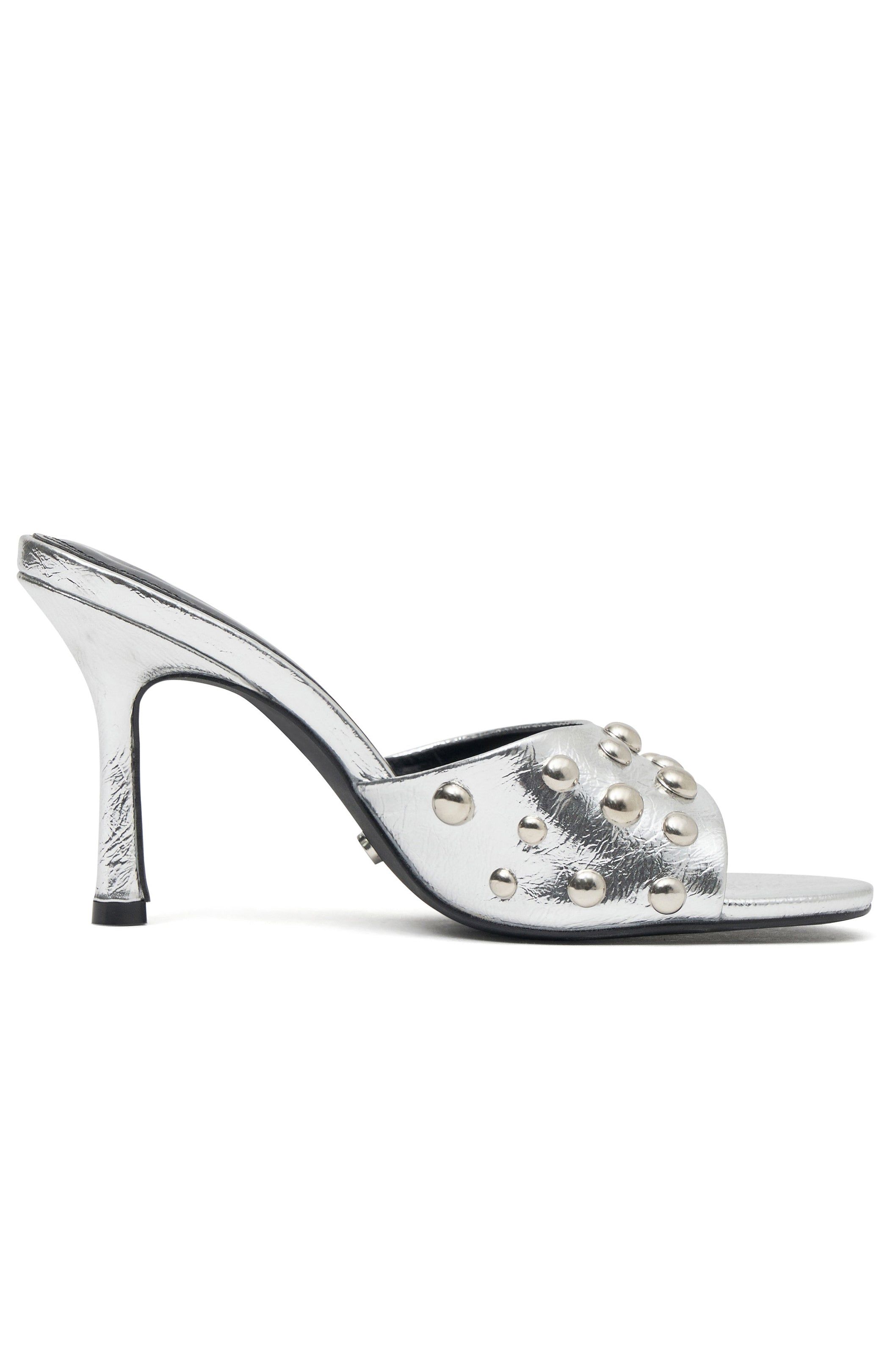 Studded Mules Silver sold by White Fox Boutique product image thumbnail 2