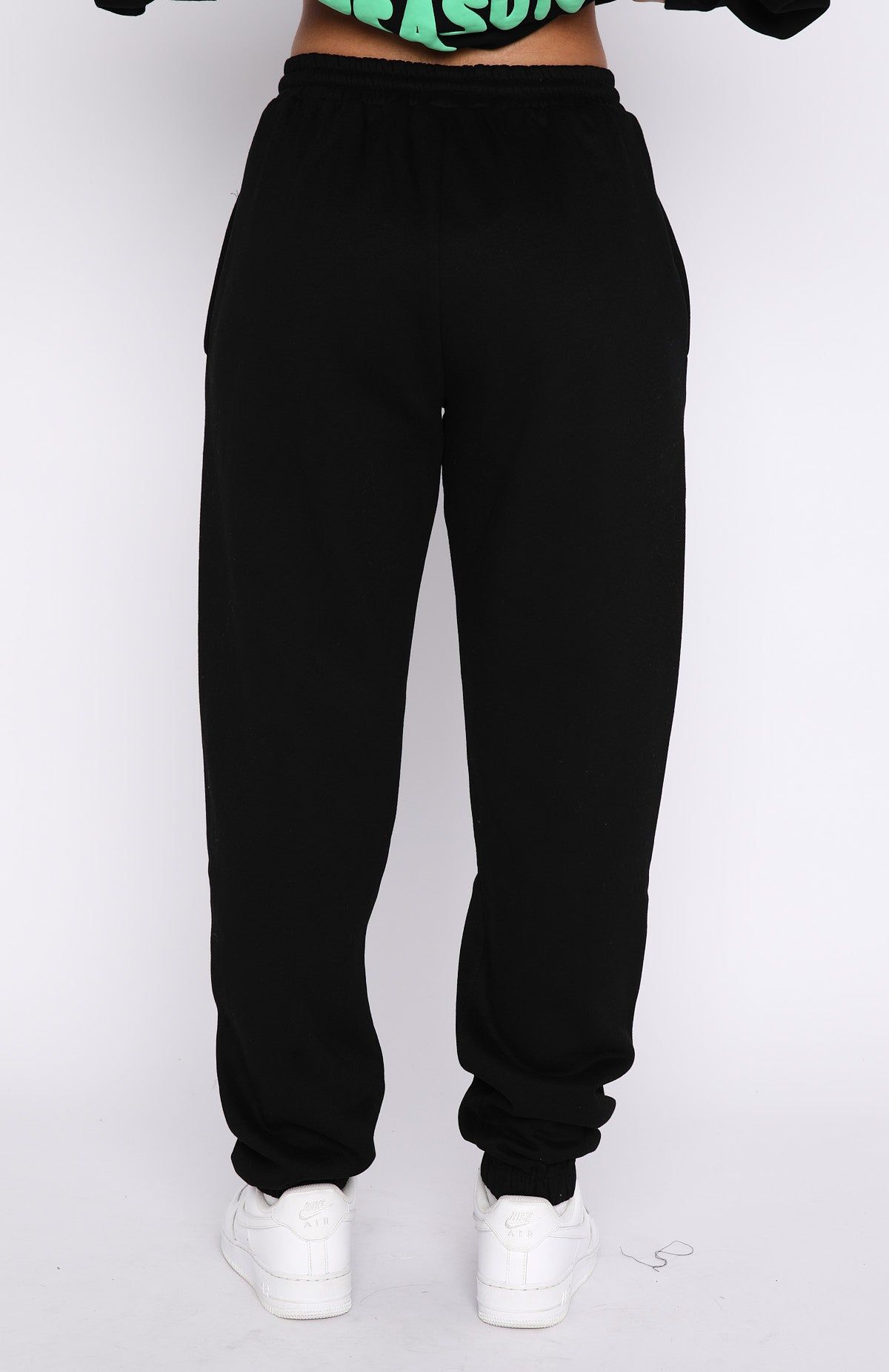 Best Is Yet To Come Sweatpants Black sold by White Fox Boutique product image thumbnail 4