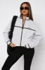 Sign Me Up Zip Front Sweater Grey Marle sold by White Fox Boutique