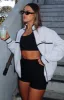 Sign Me Up Zip Front Sweater Grey Marle sold by White Fox Boutique