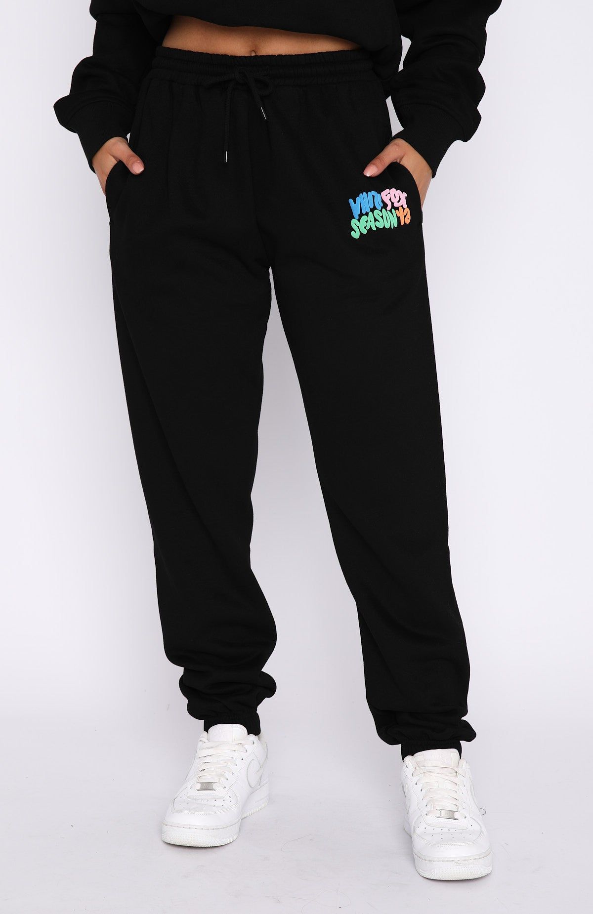 Best Is Yet To Come Sweatpants Black sold by White Fox Boutique product image thumbnail 2