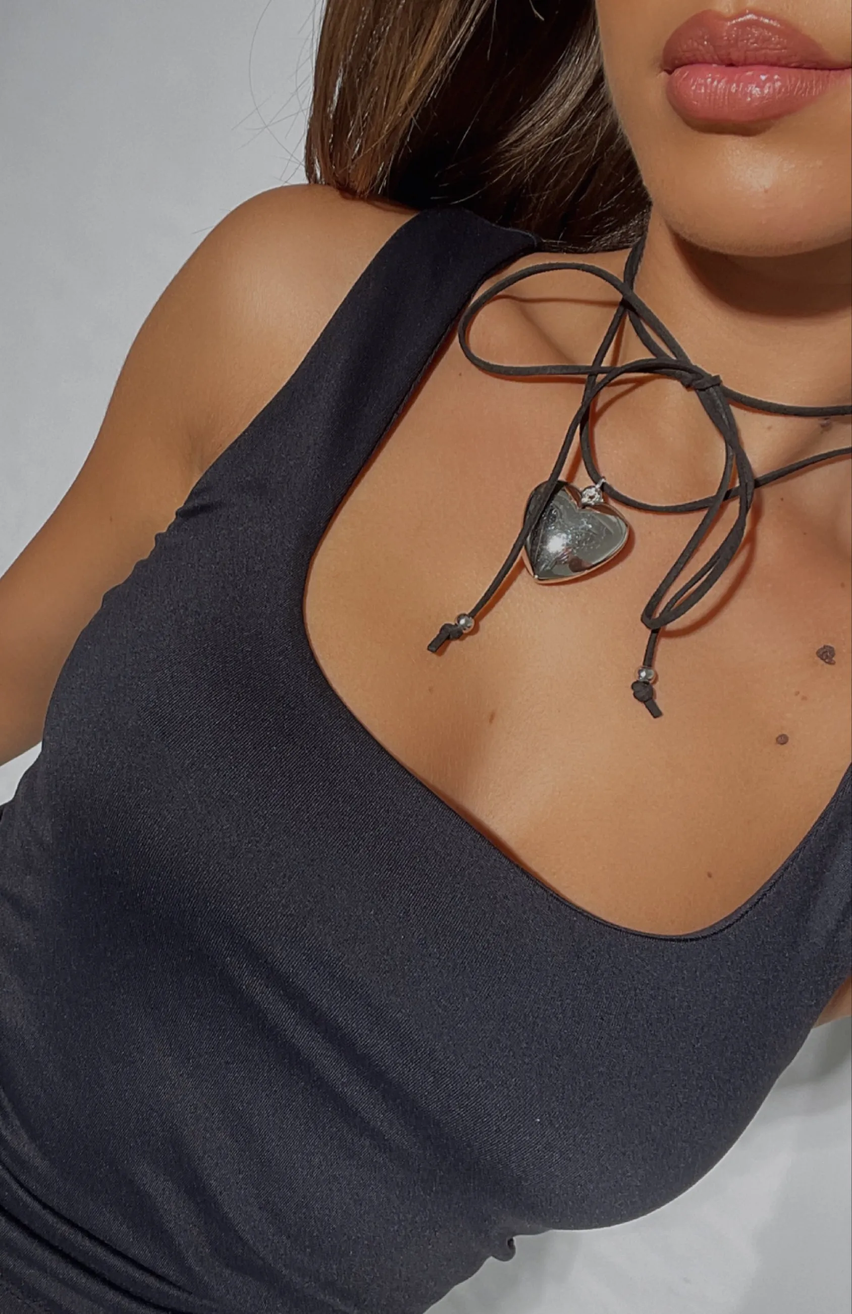 Foxy Necklace Silver sold by White Fox Boutique