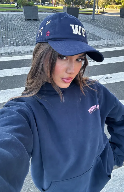 Newsflash Cap Navy sold by White Fox Boutique