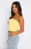 What Do You See Strapless Top Lemon sold by White Fox Boutique