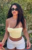 What Do You See Strapless Top Lemon sold by White Fox Boutique